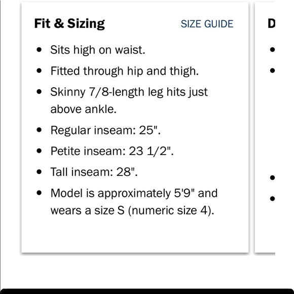 Old Navy High Waisted Compression Leggings - Picture 5 of 6